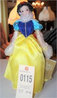 Snow White Doll Franklin Mint in Box w/Stand