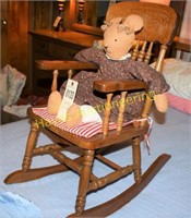 Child Rocker with Mouse