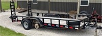 2009 18' Performance Flatbed Trailer w/Ramps