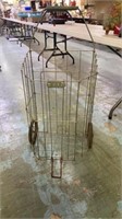 Vintage Folding Shopping Cart