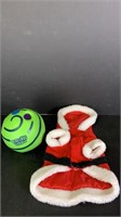 Wobble wag dog toy and xmas costume