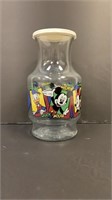 Disney Mickey Mouse Glass Pitcher with Lid