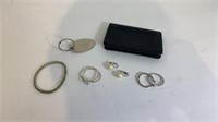 Random jewelry keychain, cardholder lot