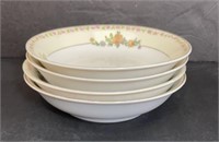 4 Bristol China 1921 Small Ceramic Bowls