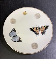 Winterling Butterly Plate White Ceramic
