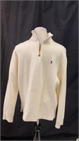 Men’s Large Ralph Lauren Polo White Sweater