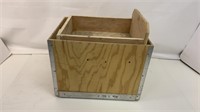 Handmade Wood Tool Crate w Insert