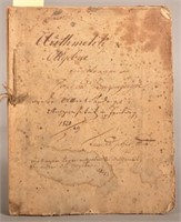 Manuscript Arithmetic Workbook in German Script