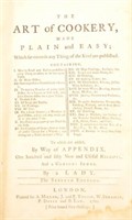 London 1760 Art of Cookery Cookbook
