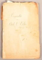 1840 Manuscript in German Script