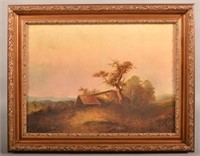 Frederick Spang Oil On Canvas Landscape Painting.