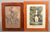 Two 19th Century George Washington Color Lithograp