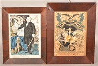 Two 19th Century George Washington Color Lithograp