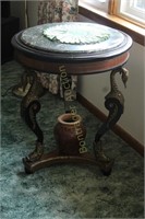 ROUND TOP 24" DIAM. TABLE WITH GRANITE TOP