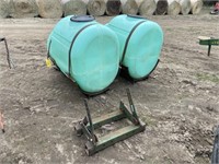 2-200 gallon saddle tanks w/brackets