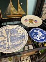 3 Collector Plates including Norfolk Plate