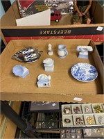 Blue and White Decor Lot