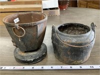 Cast Iron Pot And Planter