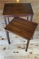 Distressed stacking tables
