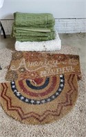 Mixed lot of indoor & outdoor rugs