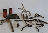Tools, vice grips, pipe clamps