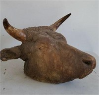 Plaster bull head