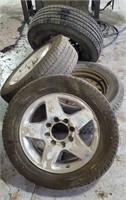 Assorted tires, wheels