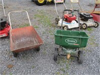 Scotts Seeder + Yard Cart