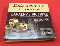 Sellier & Bellot 4,4 SP Boxer Primers 80 Primers