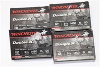 (4) Winchester  12ga. 3 1/2in, Double O