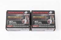 Winchester Defender 40 S&W. 165gr. (2)Boxes