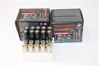 (2) Boxes, Winchester Defender. Combo Pack