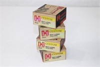 (4) Boxes Hornady Custom 9mm Luger