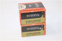 (2) Boxes Federal Premium 44 REM Mag