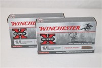 (2) Boxes Winchester 6.5Creedmore. 129gr