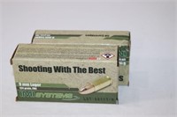 (2) Boxes IMI Systems 9mm Luger. 124gr FMJ