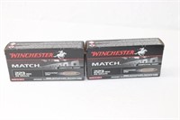 (2) Boxes Winchester Match. 5.56mm, 69gr