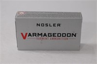 (1) Box Nosler Varmageddon. 223 Rem. 55gr