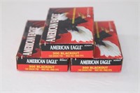 (3) Boxes AMERICAN EAGLE 300 Blackout