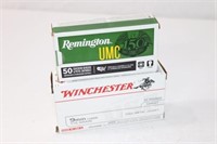 (2) Boxes 9mm Luger. Remington&Winchester