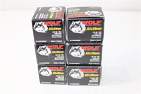 (6) Boxes WOLF 7.62x39. 122gr. FMJ. 120 rounds