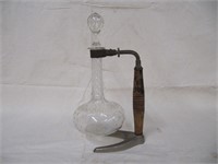 Crystal Decanter & Stand