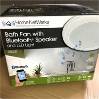 Bath Fan with Bluetooth Speaker & LED Light