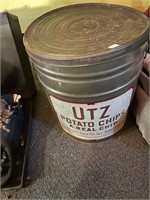 Vintage UTZ Chip Can