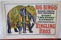 Poster cirque "Big Bingo / 20 x 29
