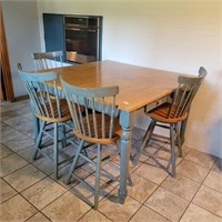 Kitchen Table 54" square including 18" removable