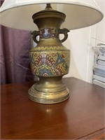 Champleve chinese lamp