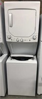 White GE Stack Washer Dryer W4A