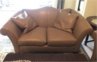 Stickley Fine Furniture Leather Loveseat WFA