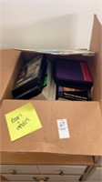 Box of books and movies
